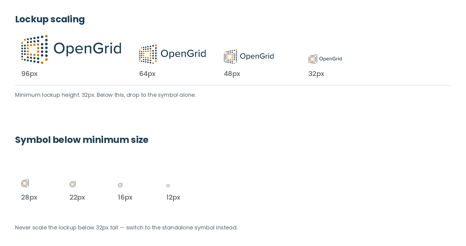 OpenGrid Logo Scaling